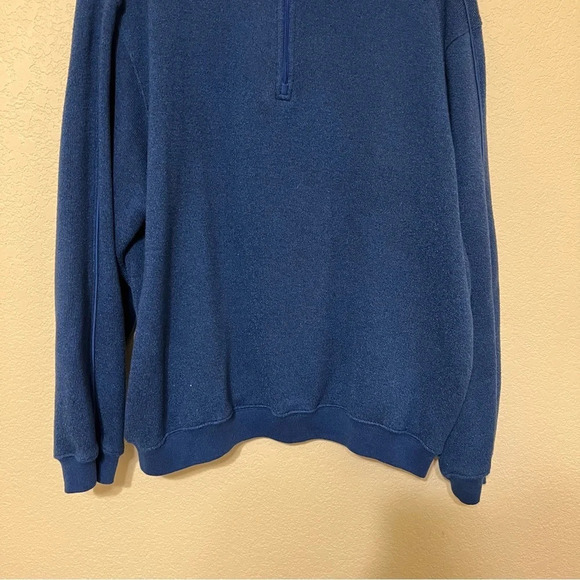 PGA Tour Men’s Blue Quarter Zip Golf Pullover Size XL - Picture 3 of 12